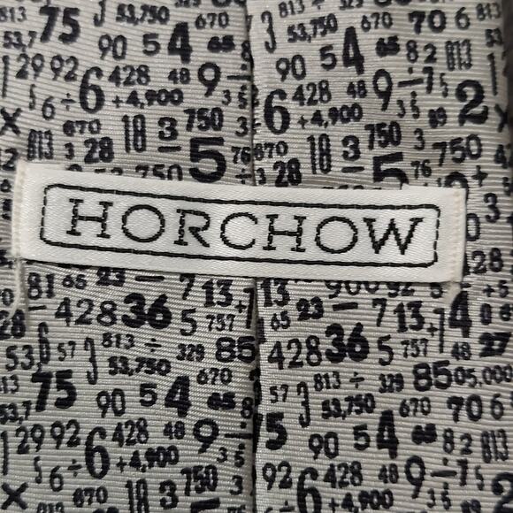 Horchow Neck Ties Vintage Silk Match Sticks Numbers 3-Pack - Picture 5 of 10